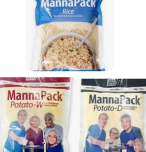 Food for Infants (example: Manna Packs); donation amount is for around 50 families; give each of them 6 packs, each pack costs $13, each pack one gets 6 servings from, do this per quarter or else three times per year